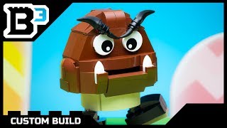 Custom LEGO Nintendo Goomba Figure