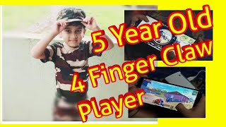 Best 4 Finger Settings | 5 Year Old playing pubg Mobile 4 finger |4 Finger Pubg Mobile handcam vedio