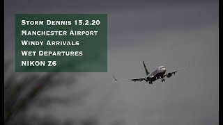 Storm Dennis - Manchester Airport Arrivals - Nikon Z6