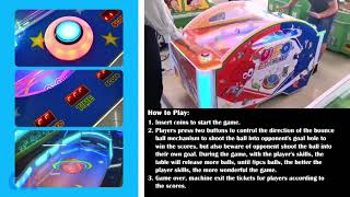 Mini UFO Ice Hockey Ticket Redemption Machine