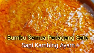 Bumbu Sate Sapi Semua Pedagang Pakai Ini DIJAMIN UENAKK