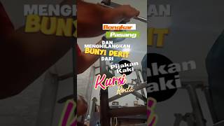 DIY | Bongkar Pasang Pijakan Kaki Kursi Roda #shorts #tutorial #fun #wheelchair #diy #tips #tricks