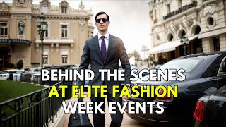 "BEHIND THE SCENES AT ELITE FASHION WEEK EVENTS"🔥#LuxuryLifestyleMotivation2024