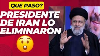 HIBRAIN PRESIDENTE IRANI ACCIDENTE? O ALGO MAS... LEONARDO CLARIVIDENTE LAS PREDICCIONES COMO SON