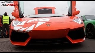 Lamborghini Aventador LP 700-4 walkaround + onboard! Sportscar Event 2012 at Sjællandsringen!