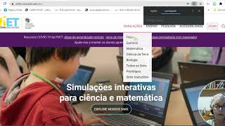 Ensino Hibrido simuladores PhET P1