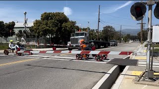 Railbikes going thru train crossings