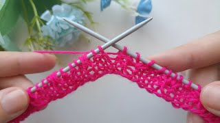 PERFECT ❤️ Unique Knitting Stitch! Easy and Beautiful Knitting Pattern