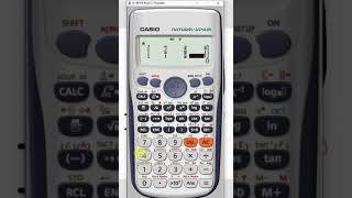 Determinant of Matrix by Calculator #shorts