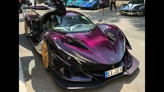 Apollo Intensa Emozione |Pops and Bangs Exhaust| SOUND|FORZA HORIZON 5(Steering Wheel Logitech G920)