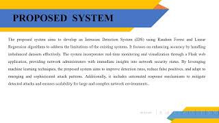 Intrusion Detection System Using Machine Learning and Flask Framework