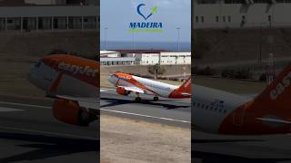 EasyJet butter 🧈 landing at Madeira Airport #madeira