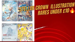 5 pokemon illustrations rares under £10! stellar crown