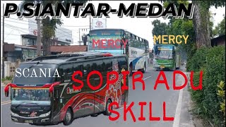 Menegangkan..!!! para supir lagi adu mekanik