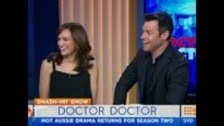 Lisa Wilkinson asks Doctor Doctor actor to kiss her arm better