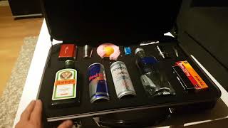 Emergency drinking suitcase