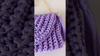 bolsa de crochê #shorts #crochet #artesanato #bolsa