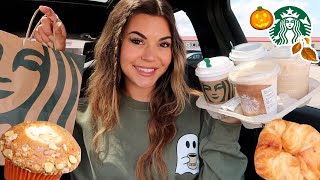 STARBUCKS ENTIRE FALL MENU 2023!