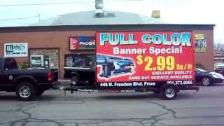 Mobile Billboard Trailer Add