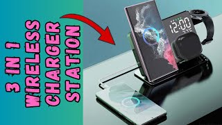 3 in 1 Wireless Charger Station