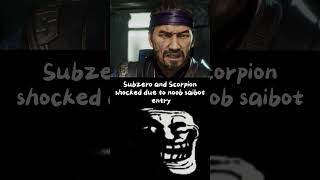 Scorpion and Subzero got shocked by noob saibot entry Mortal kombat 11 #shorts