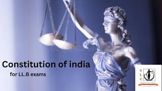 constitution of india for LL.B Exams