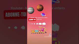 le petit train. Apprendre les planètes du système solaire #chanson #musique #youtube