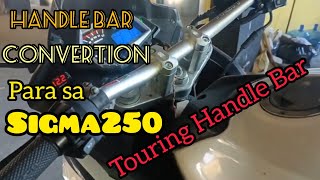 DIY HANDLE BAR CONVERTION  FOR RUSI SIGMA 250