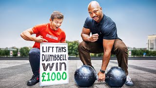 Lift The Unliftable Dumbbell, Win $1000