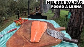 FIZ O MELHOR SALMÃO DA MINHA VIDA // ACAMPANDO SOZINHO