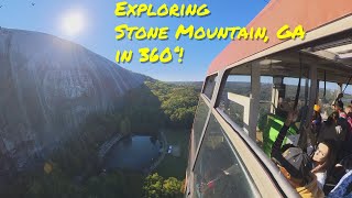 Exploring Stone Mountain, Georgia in 360°! October 2023