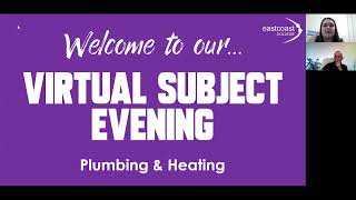 Virtual Information Session - Plumbing and Heating