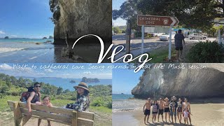 vlog: first time in Cathedral Cove + NARNIA! + singing with friends | Life in NZ