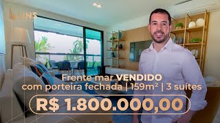 Apartamento Frente mar VENDIDO com Porteira fechada no Reserva do Atlântico - Praia Ponta de Campina