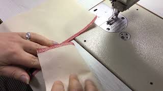 Sewing a Pin-stitched open seam