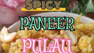 Spicy Paneer Pulau/One Pot Meal / Cottage Cheese with Fragrant rice