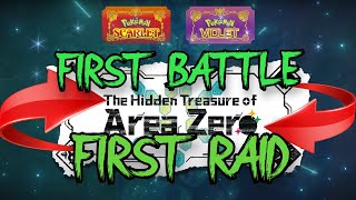 Pokemon Scarlet The Hidden Treasure of Area Zero First Battle and First Terra Raid