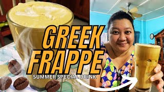 ICED COFFEE RECIPES : GREEK FRAPPE USING 3 INGREDIENTS | Koolet Vlogs