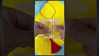 Use lids and cotton swabs to make simple and beautiful lanterns. Handmade, decompression, parent