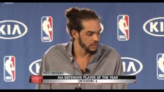 Joakim Noah's press conference (Defensive Player of the Year)