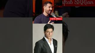 John Abraham shares his experience of working with Shah Rukh Khan #podcastclips #srk #bollywood