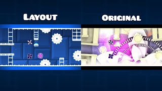 "Freedom08" Layout vs Original Comparison | Geometry Dash