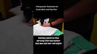 Ashley went to the wrong #chiropractor but we set her straight #asmr #adjustment