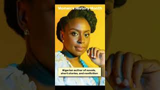 Chimamanda Ngozi Adichie, writer and public speaker ✨ #womenshistorymonth