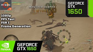 Monster Hunter Wilds GTX 1650 FPS Test