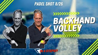 Unlock the POWER of Your Backhand Volley Padel Shot