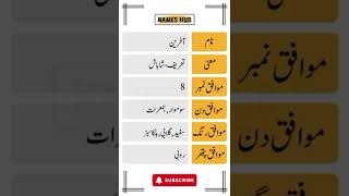 Afreen Name Meaning in Urdu | #shorts #namemeaning | Names Hub