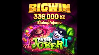 53 free spinů na Bonus Joker II přineslo výhru 336 tisíc!