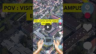 POV : Notre campus en vue drone FPV #shorts