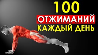 Вот Что Произошло с Моим Телом, Когда Я Начал Отжиматься по 100 Раз Каждый День (Впечатляет)